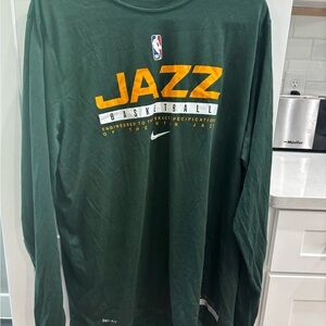 Utah Jazz Dri-Fit Nike Long Sleeve